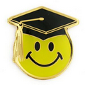 Smile Face Graduation Pin